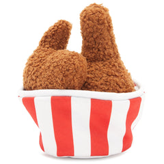 Jouet BarkBox Bucket o’ Fried Licken — peluche crissante pour chien.