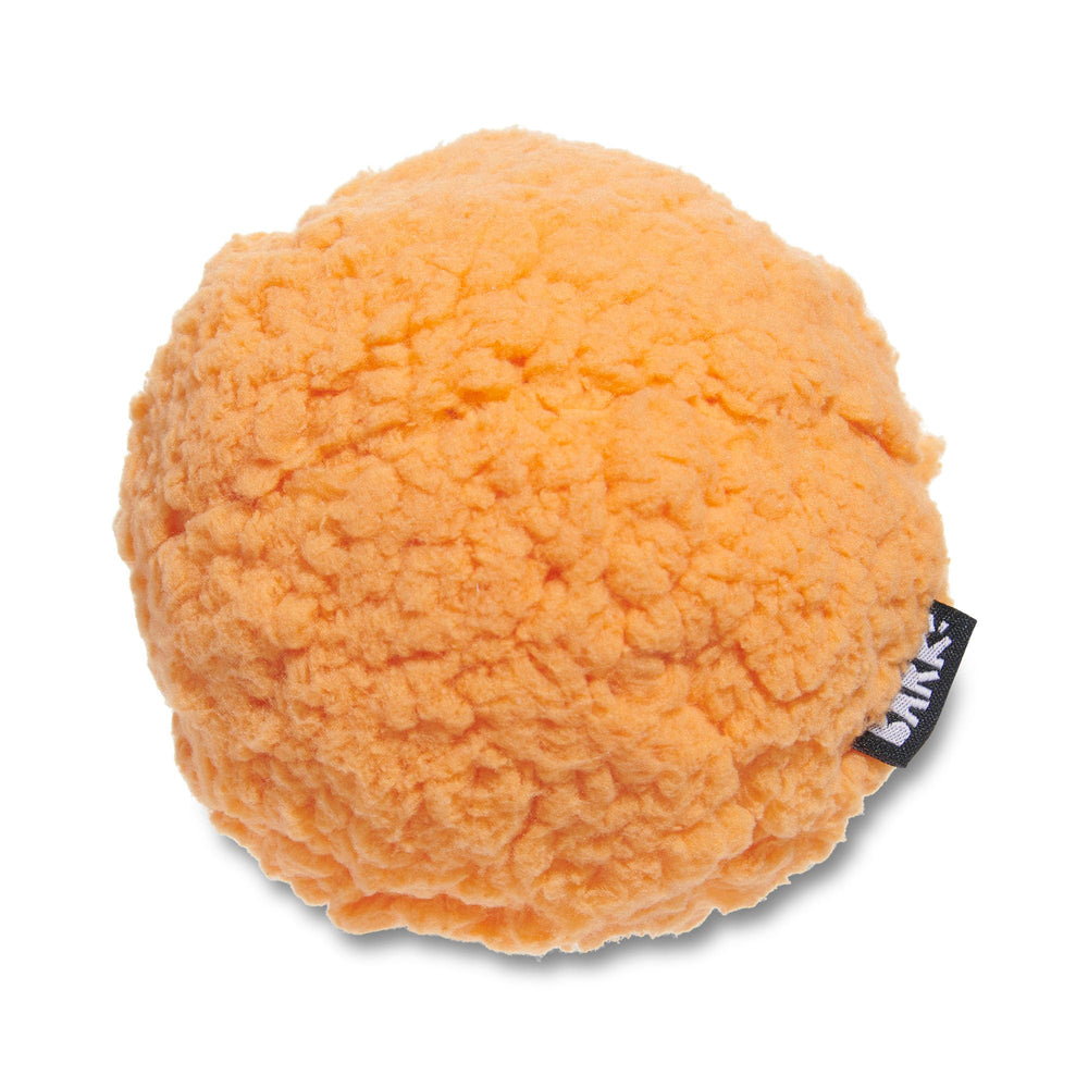 BarkBox Cheeze Brawl: exterior de peluche, perfecto para juego diario