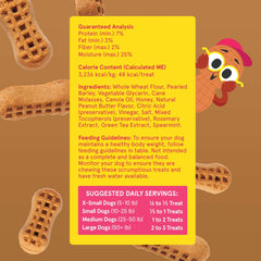 Barkbox Go Nutty sin maíz ni soja, ingredientes limpios para perros sensibles.