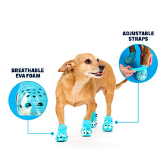 BarkBox Aqua Crocs: suela antideslizante para mayor tracción.