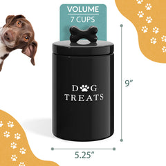 Barnyard Designs capacidad 56oz para galletas y comida seca