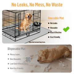 Bartuke superficie antideslizante para jaula de perro, seguridad.