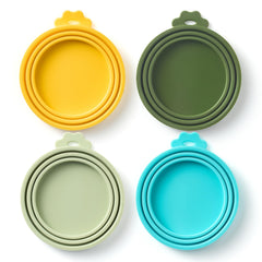 Basic Haus tapas universales para latas de alimento, ajuste seguro y versatilidad