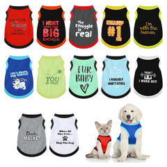 BBTO camisetas para perros con 12 estilos divertidos para resaltar la personalidad de tu mascota.