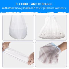 BCHARYA bolsa-plástico-resistente para mayor durabilidad e higiene.