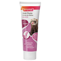 Beaphar Malt Paste para hurones con tiras rayadas, aporta vitaminas y taurina.