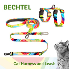 Correa BECHTEL para gatos ofrece paseos cómodos y controlados.