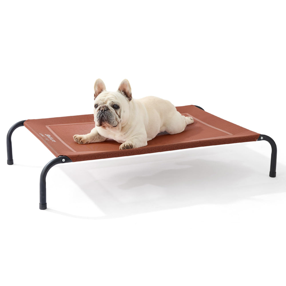 Bedsure cama perro elevada exterior de 109 cm, confort al aire libre