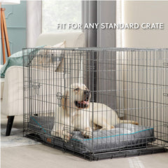 Bedsure cama para perros gris relleno espesor 3 pulgadas cómodo.