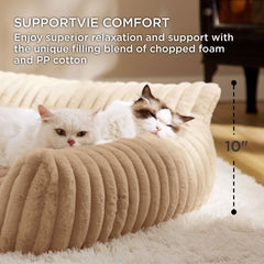 Bedsure ComfyFleece forro removible y lavable para limpieza rápida.