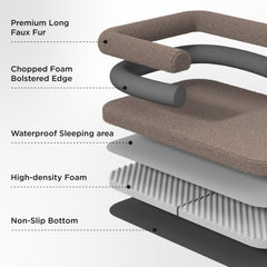 Bedsure funda impermeable y lavable mantiene la espuma limpia y fresca.
