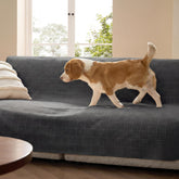 Bedsure funda impermeable para sofá; protege derrames de perros y manchas.