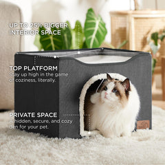 Bedsure plataforma superior: espacio amplio para mirar la habitación.