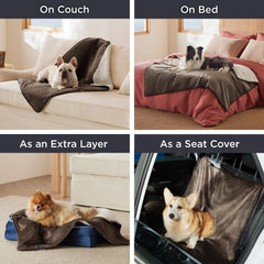 Bedsure manta reversible doble cara para uso diario en casa, coche y viaje