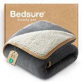 Bedsure manta impermeable para perros pequeños protegiendo el sofá contra derrames