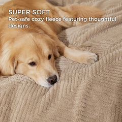 Textura de coral 300GSM de Bedsure en manta para mascotas