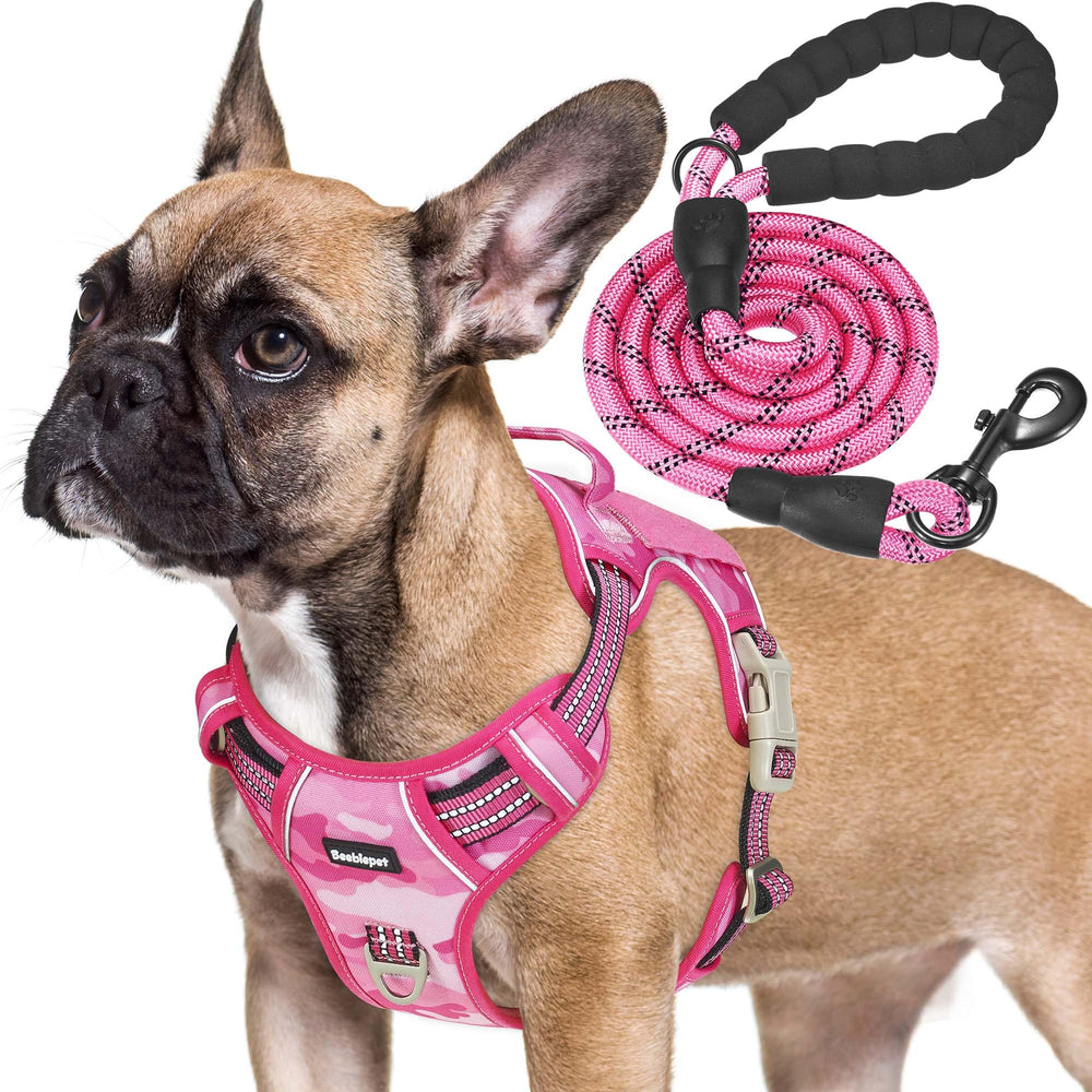 Beebiepet arnés táctico resistente, ideal para paseos y entrenamiento diario.