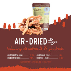 Premio para entrenamiento con jerky de cerdo Beg & Barker