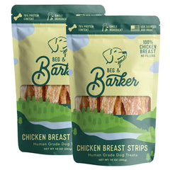 Beg & Barker tiras de pollo secas para premiar durante el entrenamiento.