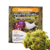 Begeterday musgo natural para caracoles, crea un hábitat húmedo ideal.
