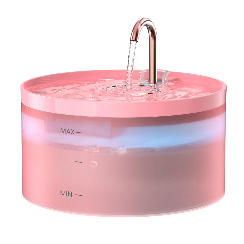BEMOONY fuente de gatos rosa, diseño atractivo para beber agua
