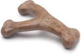 Benebone Puppy Wishbone mordedor con sabor tocino real, ideal para cachorros.