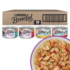 Beneful variedad-latas-30-3oz: variedad sabrosa para alimentación diaria.