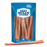 Best Bully Sticks jumbo palos para perros grandes, 12 pulgadas, snack natural para masticación prolongada.