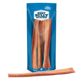 Best Bully Sticks jumbo hueso para perros grandes promueve masticación prolongada.