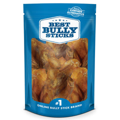 Best Bully Sticks orejas de puerco para perros: caja de 12, snack natural