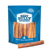 Best Bully Sticks palitos masticar 6 pulgadas para perros grandes, masticación prolongada