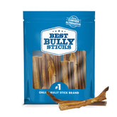Best Bully Sticks palitos sin olor 4-8 pulgadas, ideal para masticación prolongada y entretenimiento seguro.