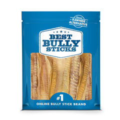 Best Bully Sticks Tráquea de res 12 pulgadas para perros: masticación duradera para salud dental