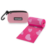 Best Pet Supplies dispensador de bolsas para perro, color rosa, ideal para paseos.