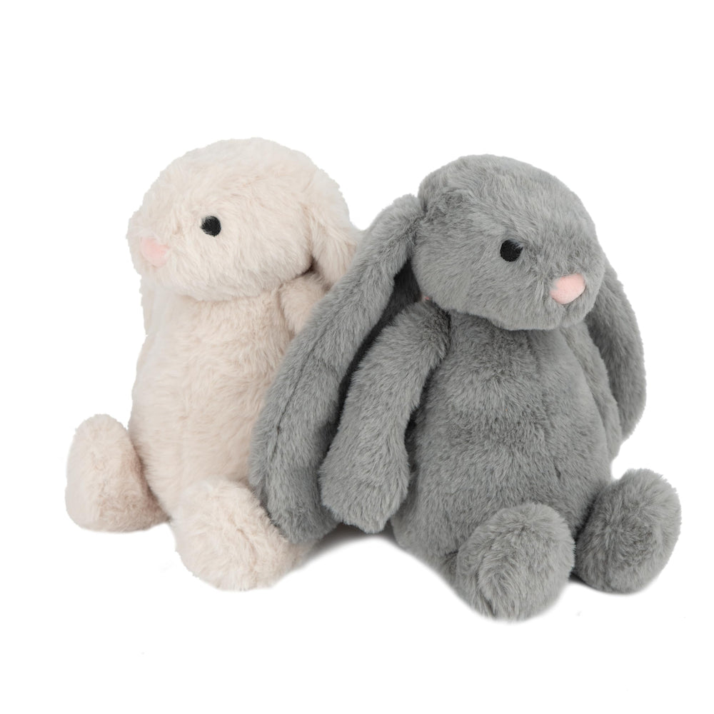 Best Pet Supplies Bunny beige grande, juguete interactivo para morder y jugar con sonido