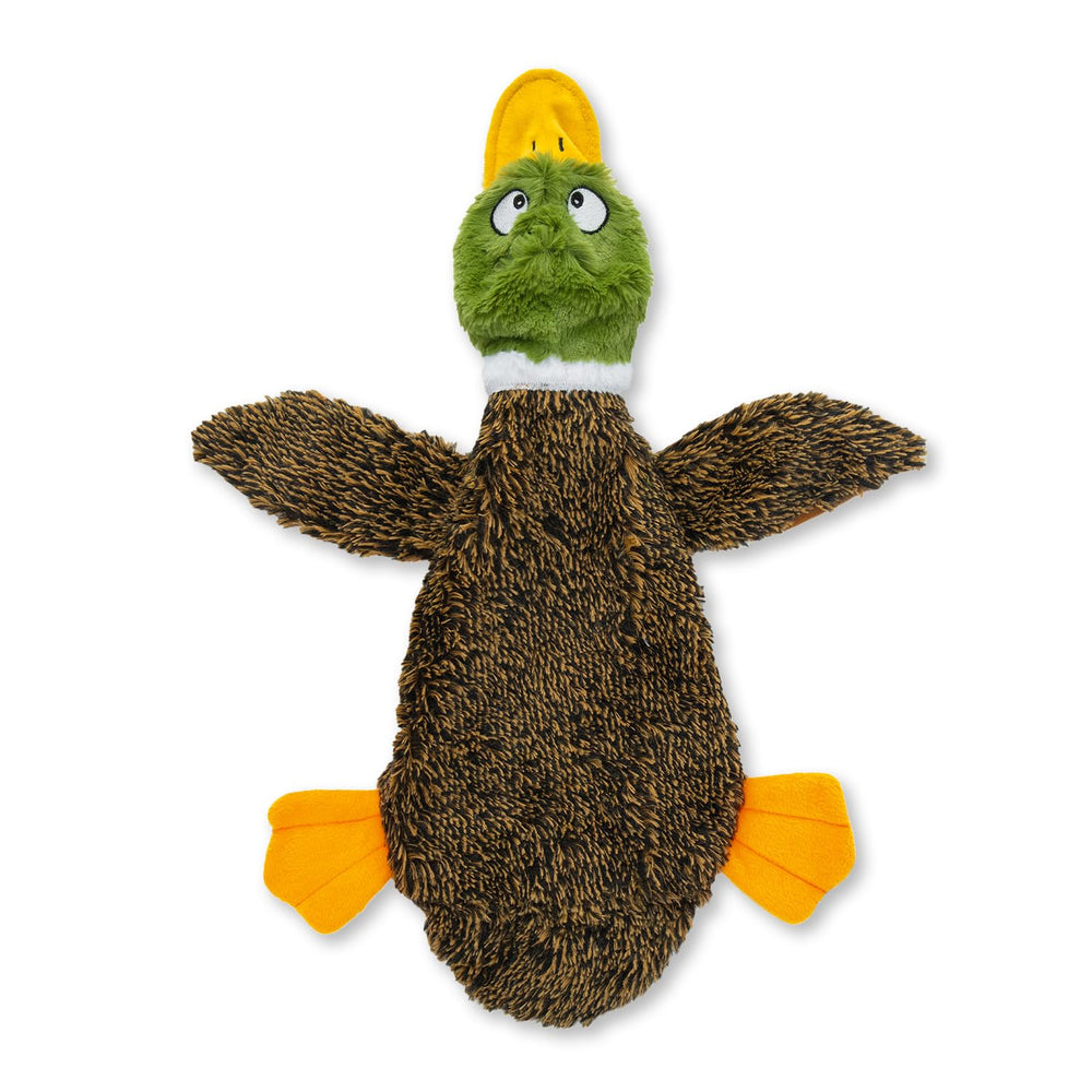 Best Pet Supplies pato mediano: juguete ladrido suave para juego interior