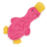 Best Pet Supplies juguete pato rosa grande con crujido para morder y jugar