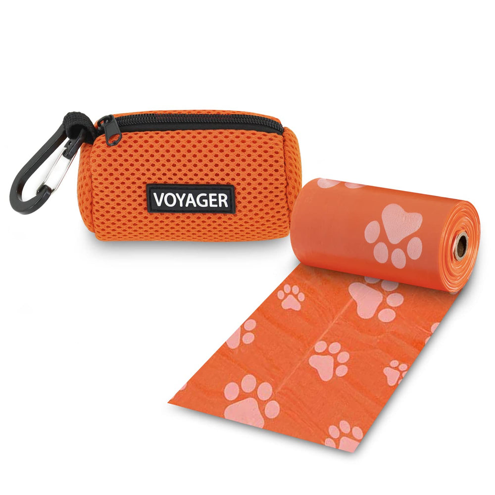 Best Pet Supplies porta-bolsas-caca-perro-correa, accesorio compacto para paseos limpios