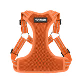Best Pet Supplies Voyager arnés paso-entrada naranja con malla respirante para perros