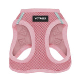 Best Pet Supplies Voyager arnés de paso rosa XL, vista frontal para ajuste cómodo