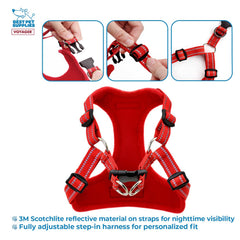 Best Pet Supplies Voyager malla aire: mantiene al perro fresco durante caminatas.