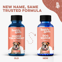 BestLife4Pets Perro cómodo: piel y pelaje mejorados con uso continuo.