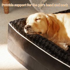 Funda desmontable y lavable de la cama BFPETHOME para perros grandes.