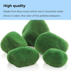 BiOrb piedritas musgo: complemento natural para acuario de agua dulce.