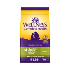 Wellness Complete Health: croquetas proteicas de pollo y guisantes para balance diario.