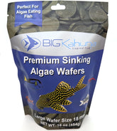 BIG KAHUNA TROPICAL FISH galleta-algas-18mm: nutrición estable para peces de fondo.
