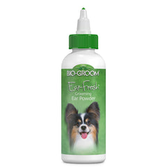 Bio-groom Ear-Fresh polvo limpiador en botella para orejas, limpieza suave.