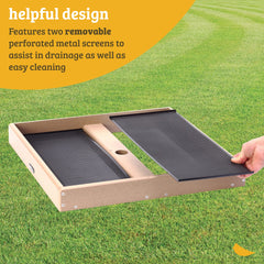 Birds Choice plataforma abierta adaptable a semillas variadas.