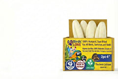 Birds LOVE cuttlebone natural para aves, aporte mineral para el pico.
