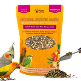 Birds LOVE mezcla jardín natural con frutas y semillas para aves medianas.